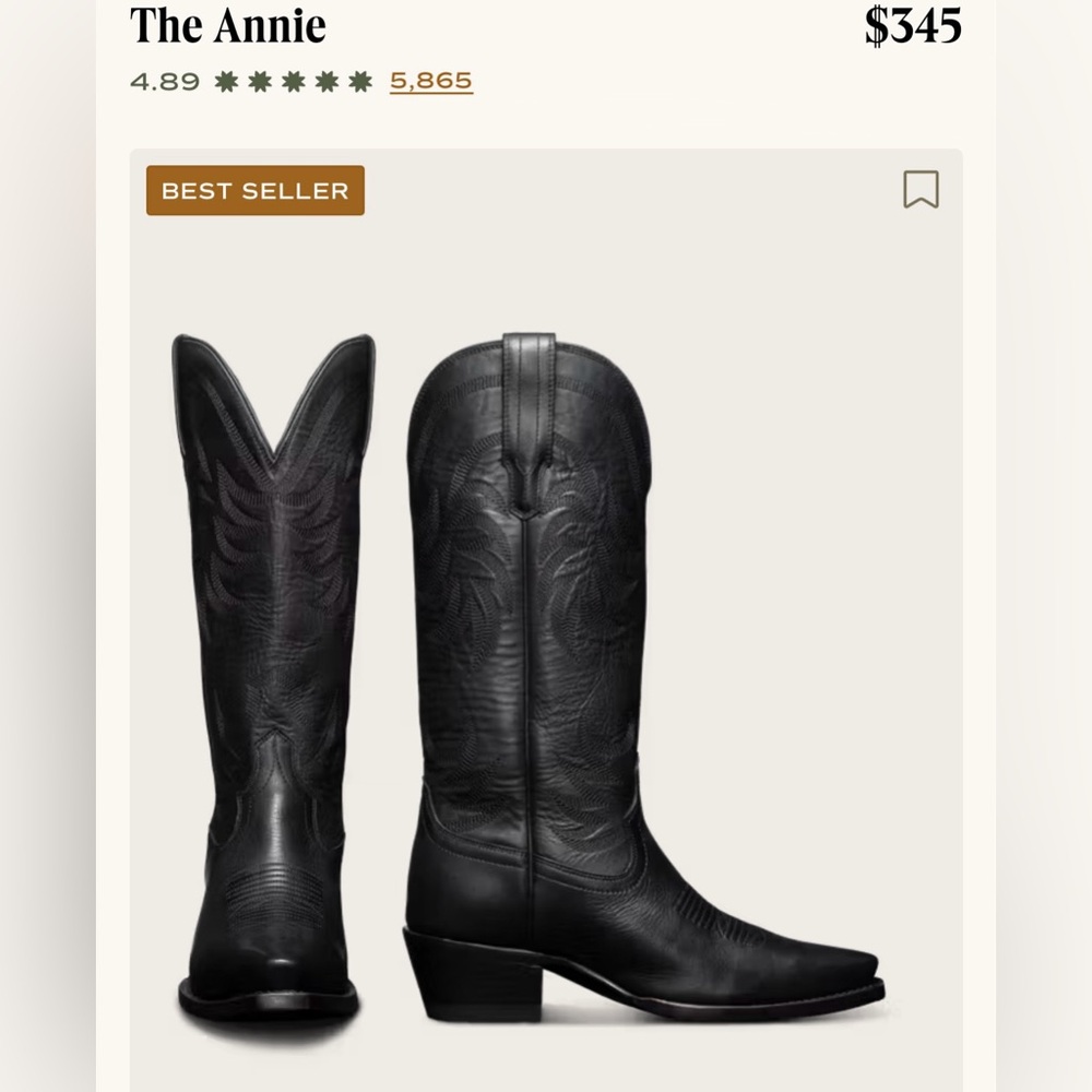 Tecovas Western Annie boot